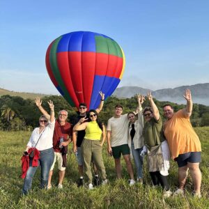 Voo de balão em Tiradentes